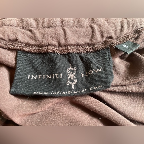 Infinity Now sacred geometry printed brown festival dress - Picture 6 of 7